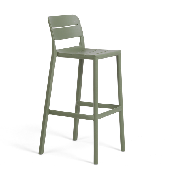NARDI CASSIA STOOL Zöld design Műanyag kültéri bárszék