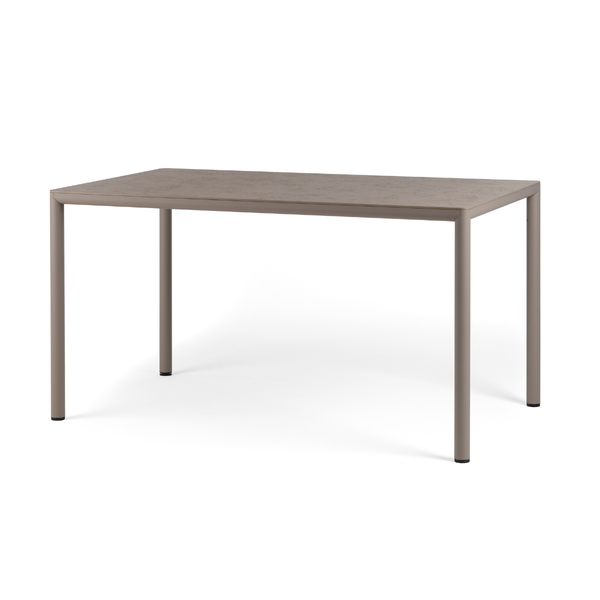 NARDI PIAVE TABLE 140x80 Taupe design Kültéri komplett asztal
