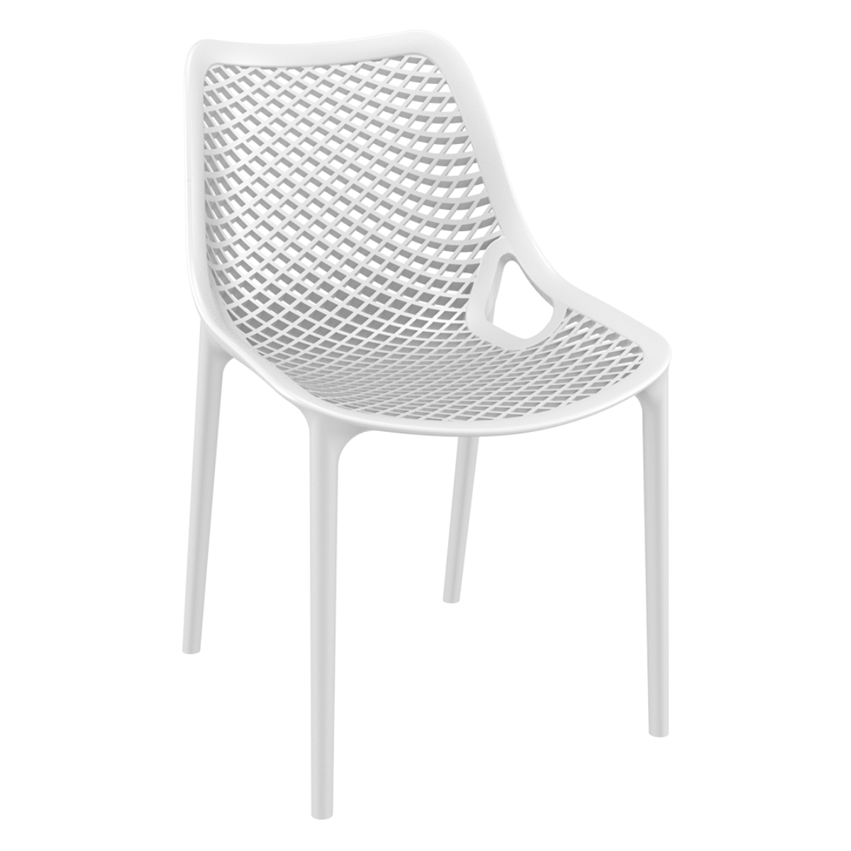 ST AIR Fehér modern Műanyag kültéri szék