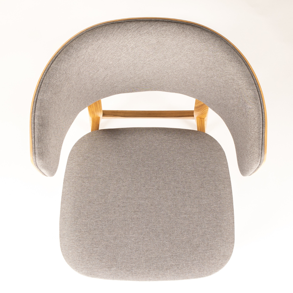 GB LUCY  Szürke design Fa beltéri szék