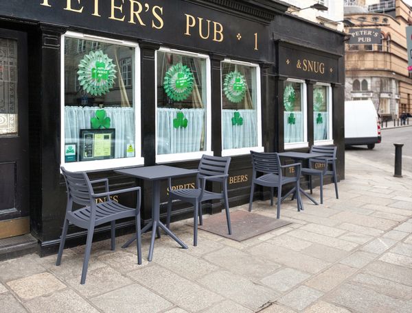 ST ARTEMIS Szürke design Műanyag kültéri szék