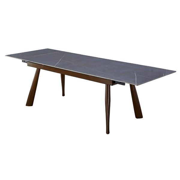 DL CHARC Szürke, Bronz design Étkezőasztal