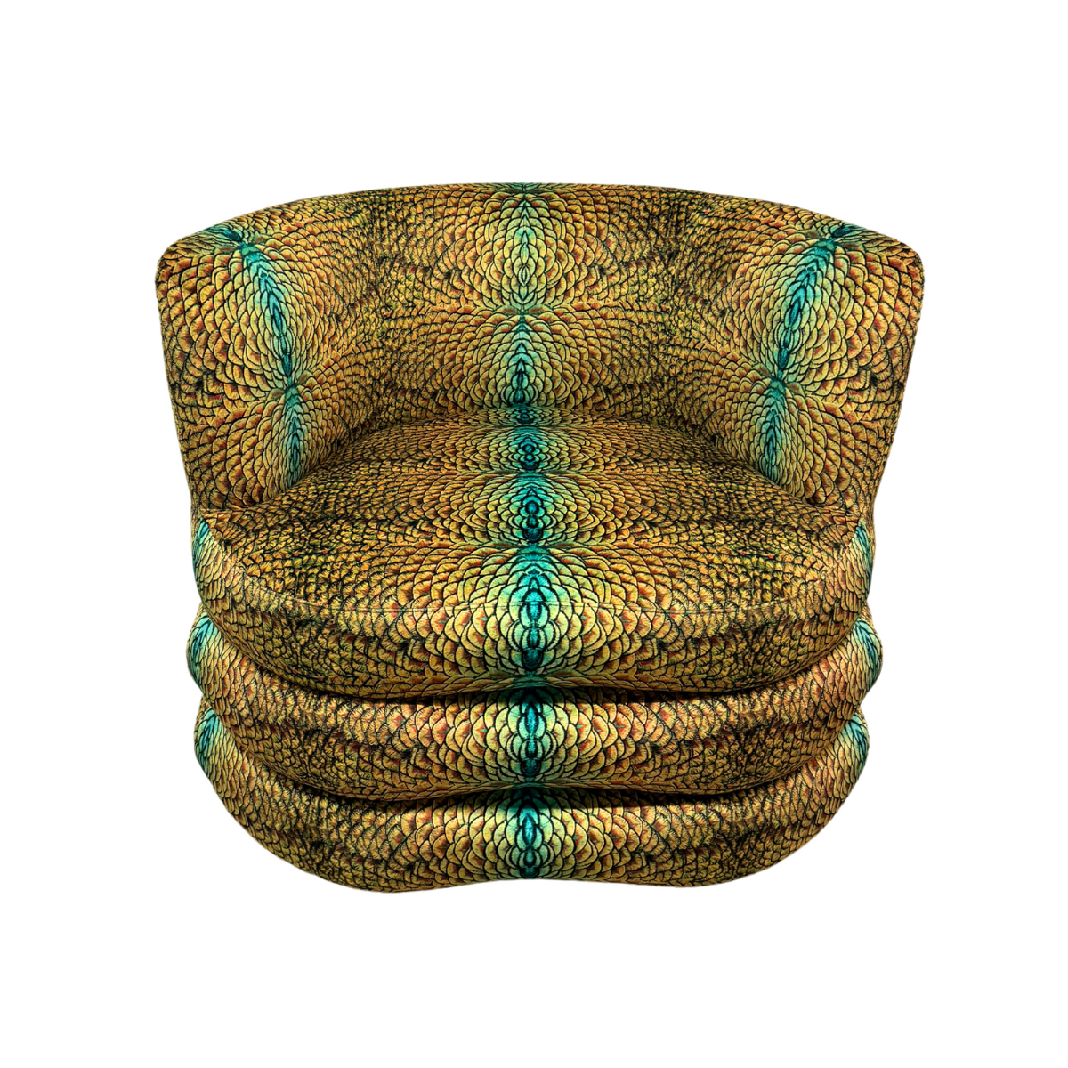 DUBLINO BY VARRODESIGN BRUNATE Yellow design Upholstered indoor armchair