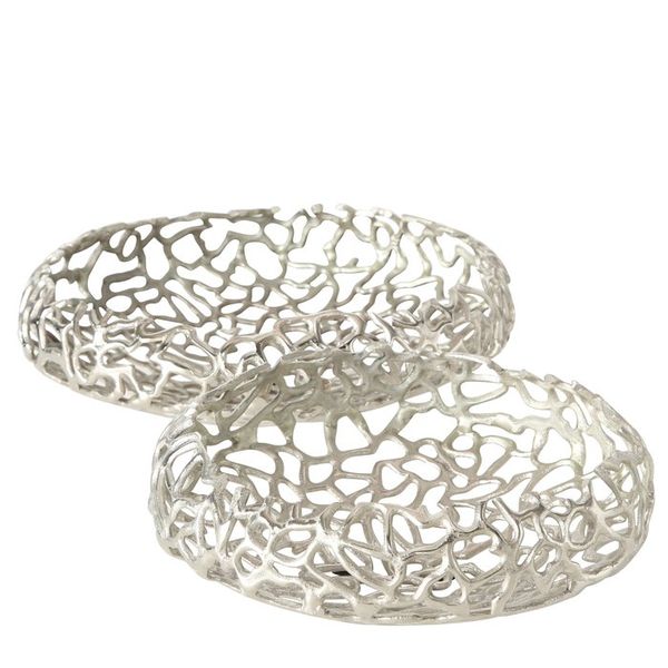 B FRIDA BOWL SET utolsó 1db  Ezüst design Asztali dekoráció