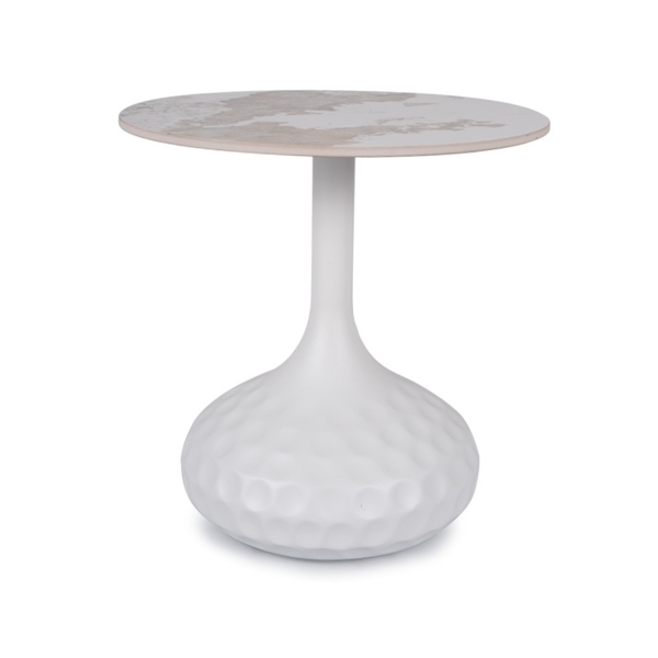 SI SOLE Fehér design Dohányzóasztal