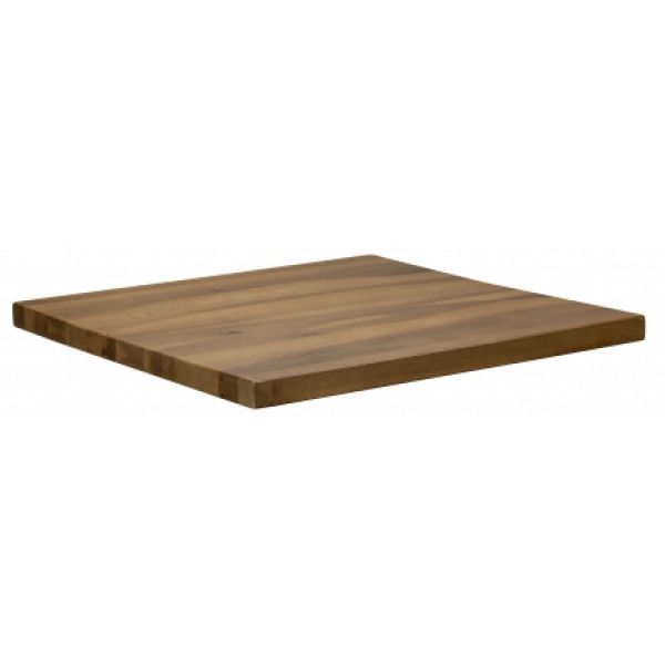 BD TOP W2 Brown classic Tömörfa beltéri asztallap