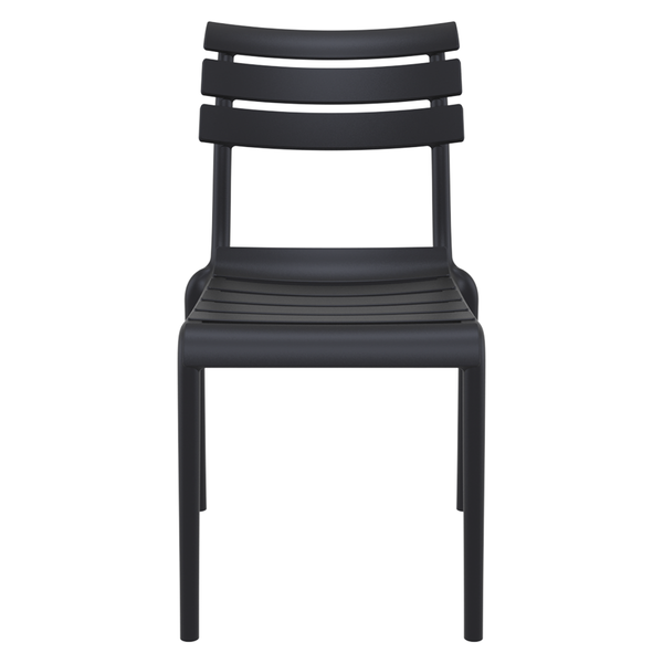 ST HELEN Fekete design Műanyag kültéri szék