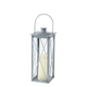 B CANDLE Lámpás 36cm Ezüst design Beltéri dekor