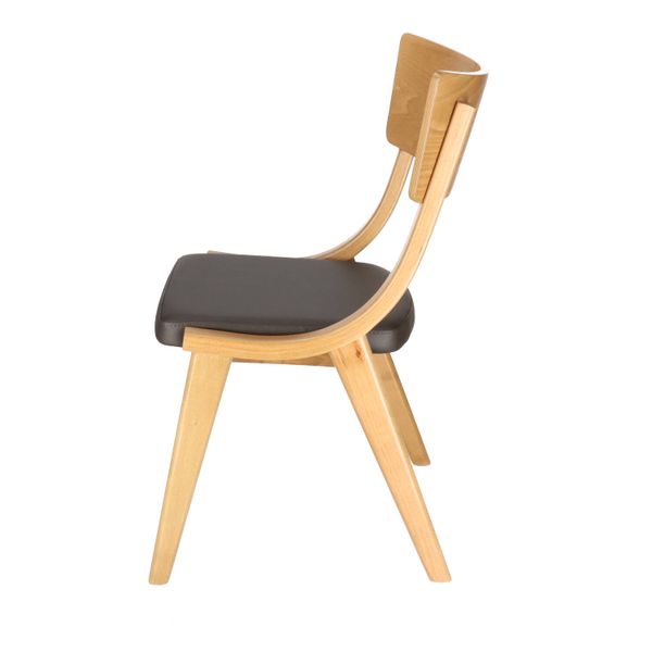 IC AURA OAK Brown design, elegant Wooden indoor chair