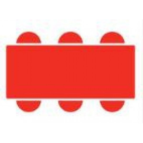 DL PRENIUM 180x80 Fehér klasszikus Konferencia, bankett asztal