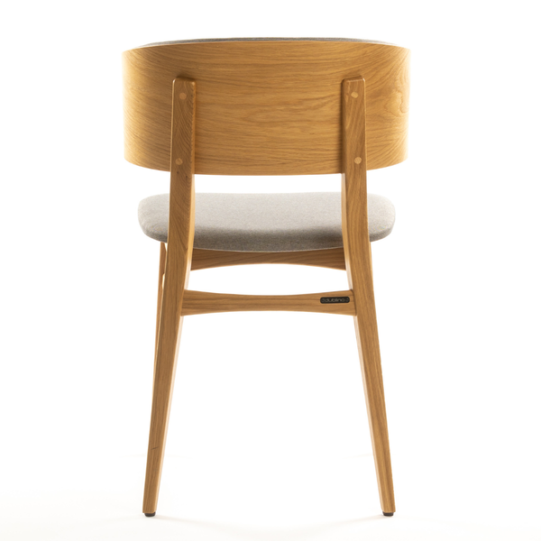 AT LUCY  Szürke design Fa beltéri szék