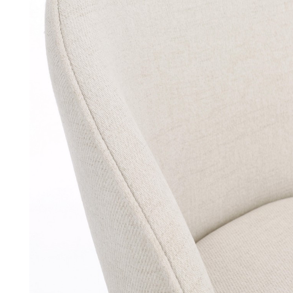 BT MINA Fehér design Kárpitos beltéri bárszék