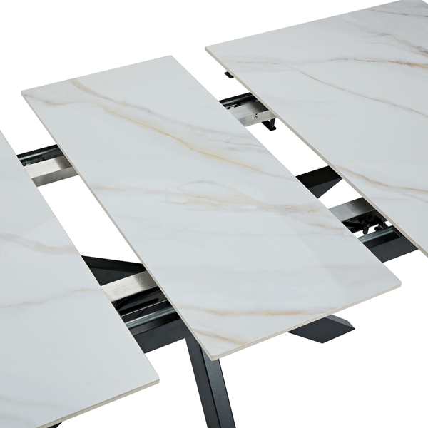 ET MARTHA Fehér design Beltéri komplett asztal