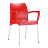 ST DOLCE Piros design Műanyag kültéri szék