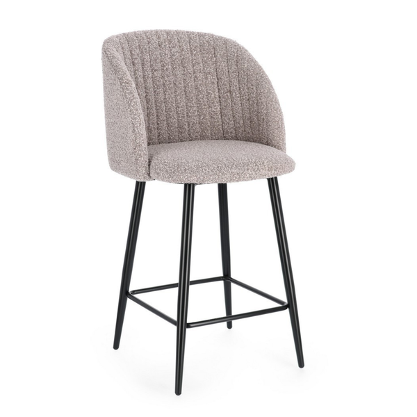 BT PRINCESS  Szürke design Kárpitos beltéri bárszék