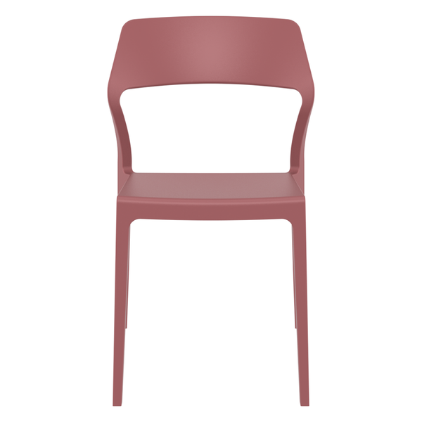 ST SNOW Bordó design Műanyag kültéri szék