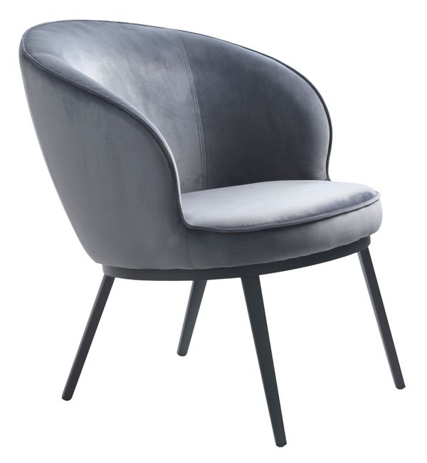 UQ NAGI LOUNGE Szürke design Kárpitos beltéri fotel