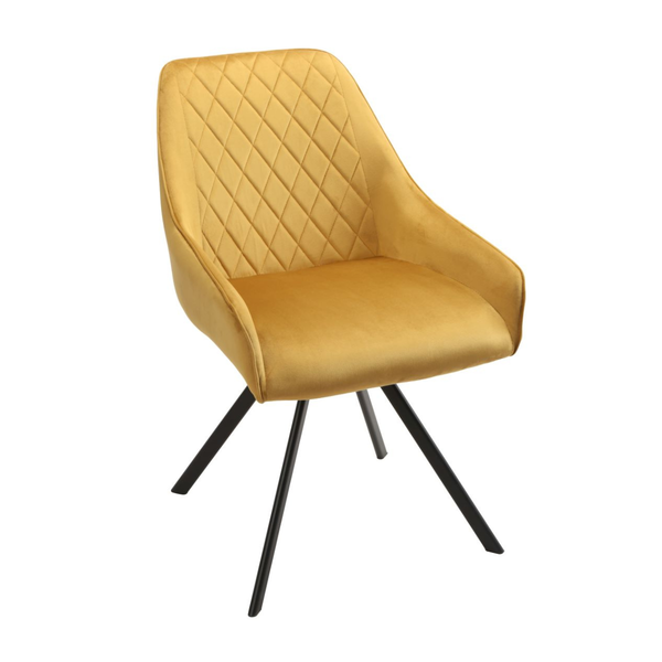 ET ORSON Sárga design Kárpitos beltéri szék