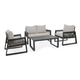 BT DIVA Szürke design Kültéri lounge szett