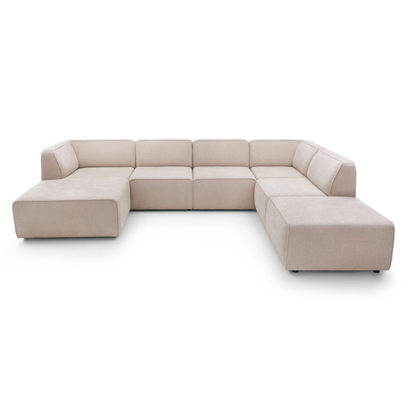 PZ REFRESH Bézs modern Sarokgarnitúra