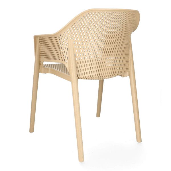 G MINUSH  Taupe minimalista Műanyag kültéri szék