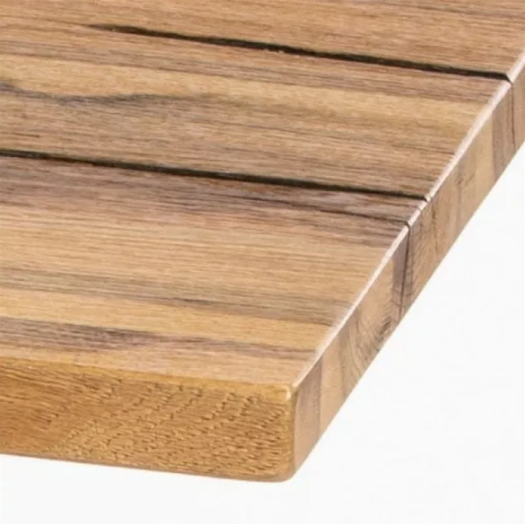 BD TURKISH OAK 70x70 Brown design Tömörfa beltéri asztallap