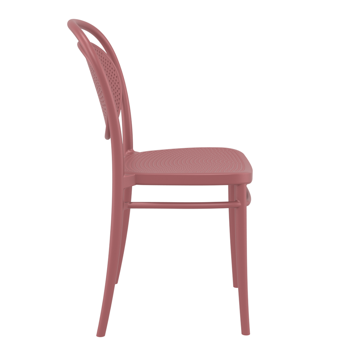 ST MARCEL Bordó design Műanyag kültéri szék