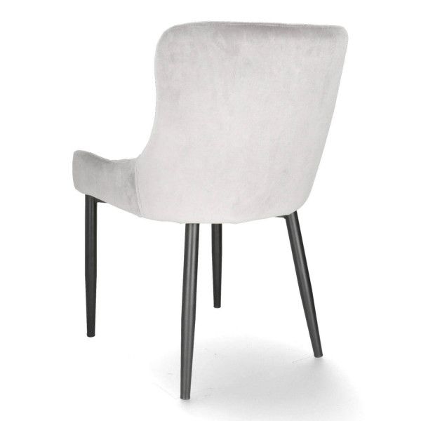 DL CRYSTAL Szürke elegáns Kárpitos beltéri szék