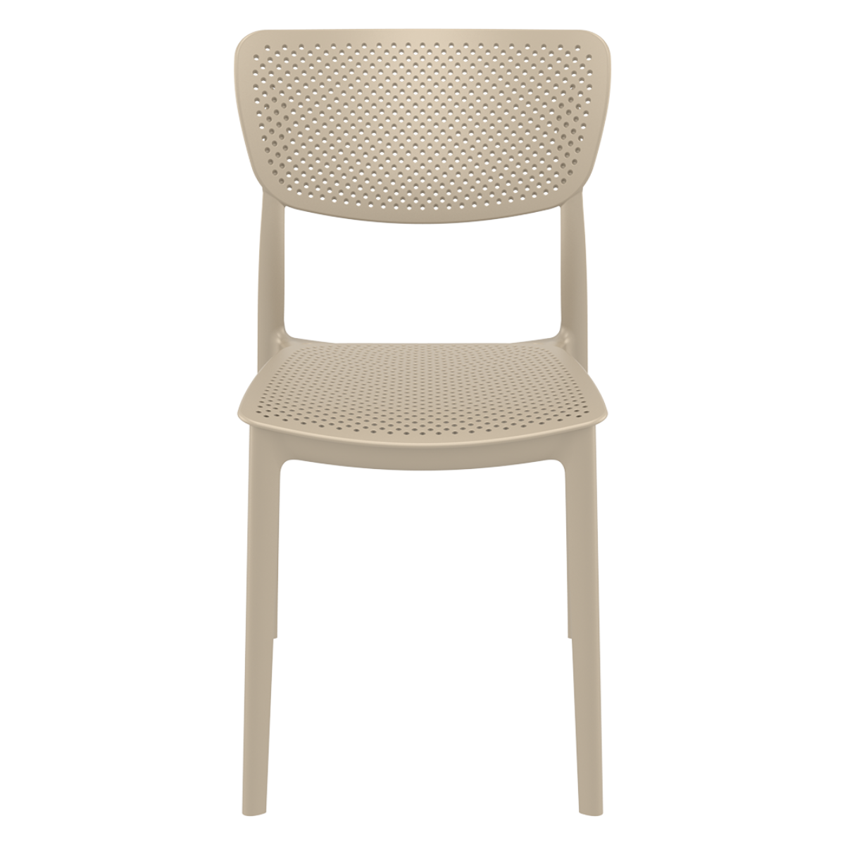 ST LUCY Taupe design Műanyag kültéri szék