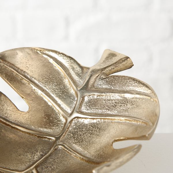 B MONSTERA Arany design Asztali dekoráció