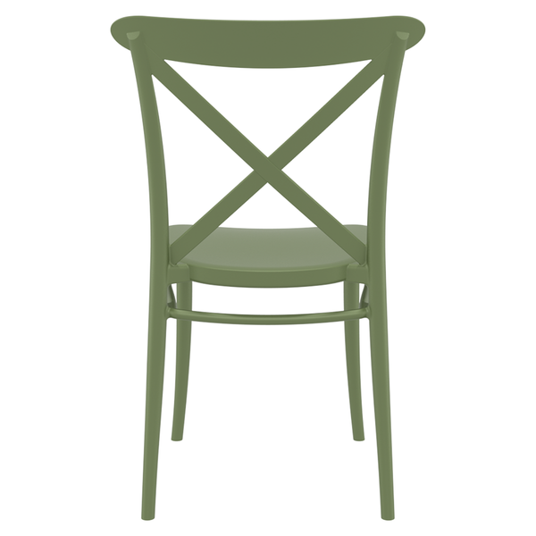 ST CROSS Zöld design Műanyag kültéri szék