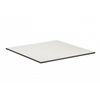 PA WHITE 70x70 White modern HPL (Compact) Outdoor Tabletop