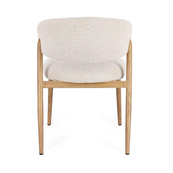 BT CASSY Bézs, Fa design Kárpitos beltéri szék