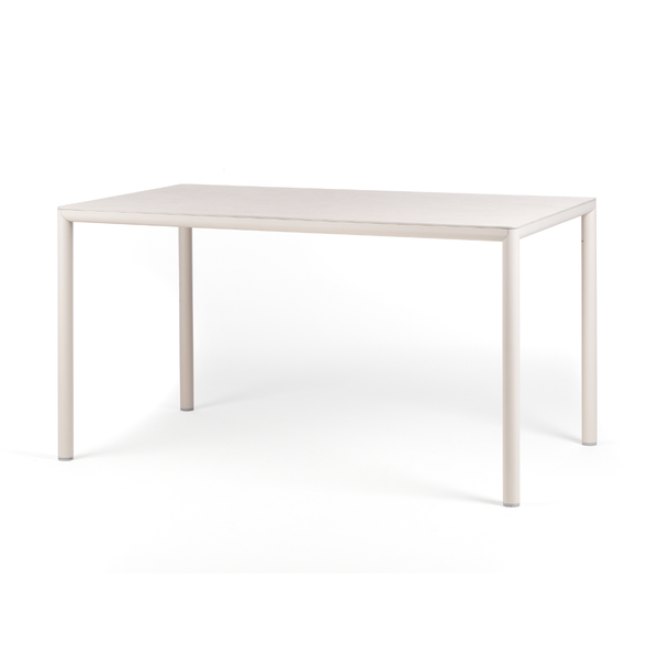 NARDI PIAVE TABLE 140x80 Bézs design Kültéri komplett asztal