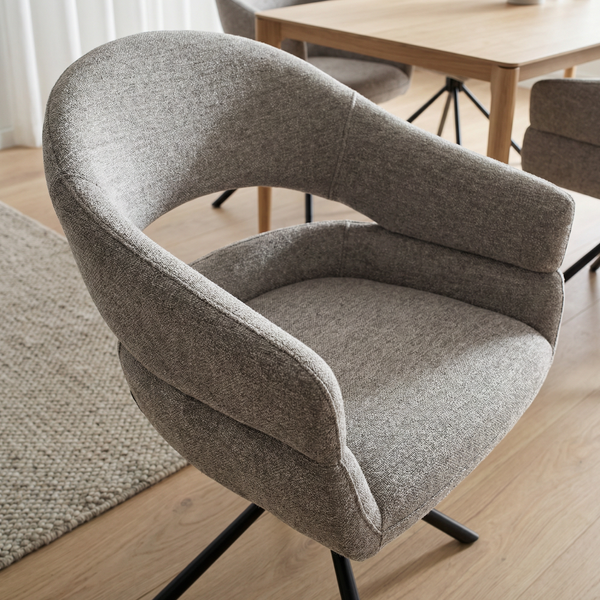 SI BIANCA Szürke modern Kárpitos beltéri szék