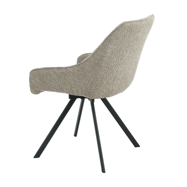 ET ORSON Világos szürke design Kárpitos beltéri szék