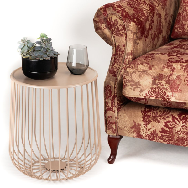 DL PURO  Bézs design Dohányzóasztal