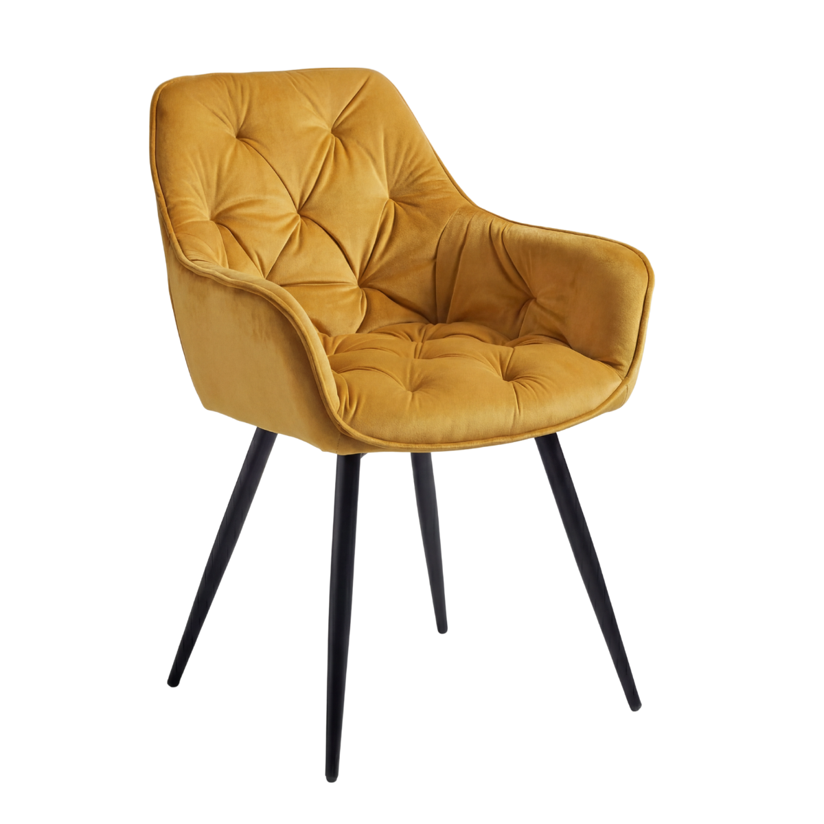 DL CHERRY   Sárga design Kárpitos beltéri szék