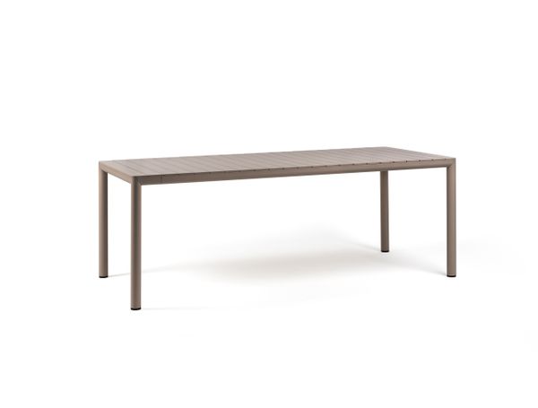 NARDI TEVERE 210 EXT Taupe minimalista Kültéri komplett asztal