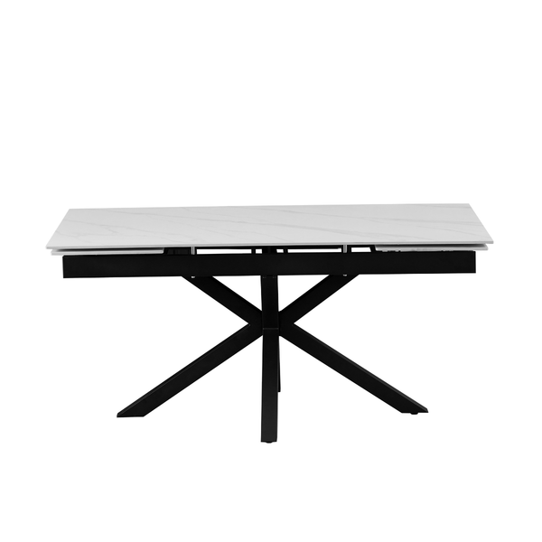 ET MELANIE Fehér design Beltéri komplett asztal