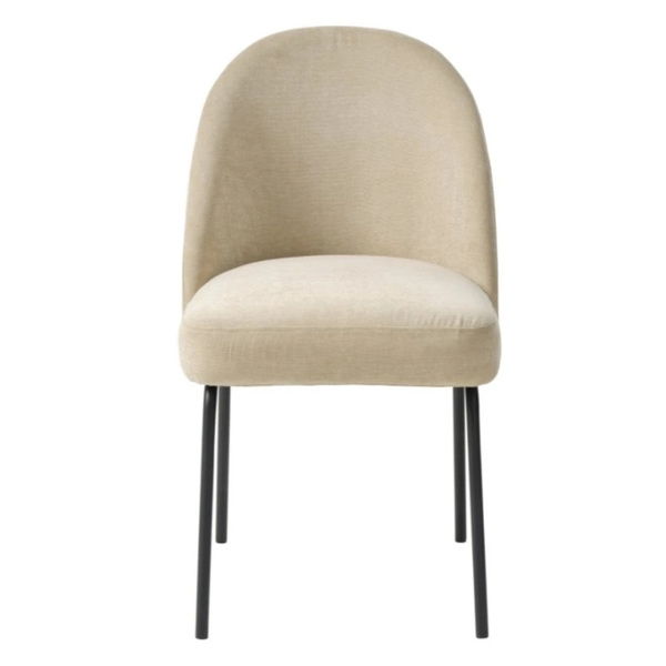 UQ PRESTON Bézs design, elegáns Kárpitos beltéri szék