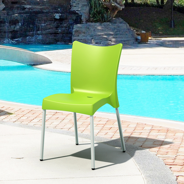 ST JULIETTE Zöld design Műanyag kültéri szék