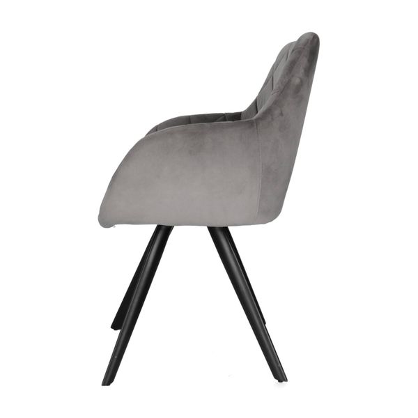 DL PICASSO Szürke elegáns Kárpitos beltéri szék