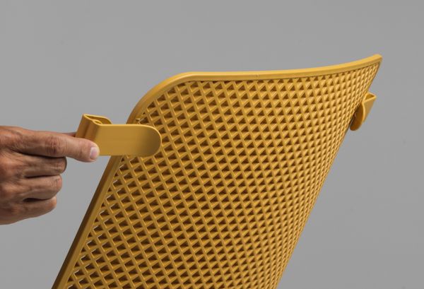NARDI NET LOUNGE Fehér design Műanyag kültéri szék