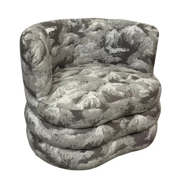 DUBLINO BY VARRODESIGN BRUNATE Grey design Upholstered indoor armchair