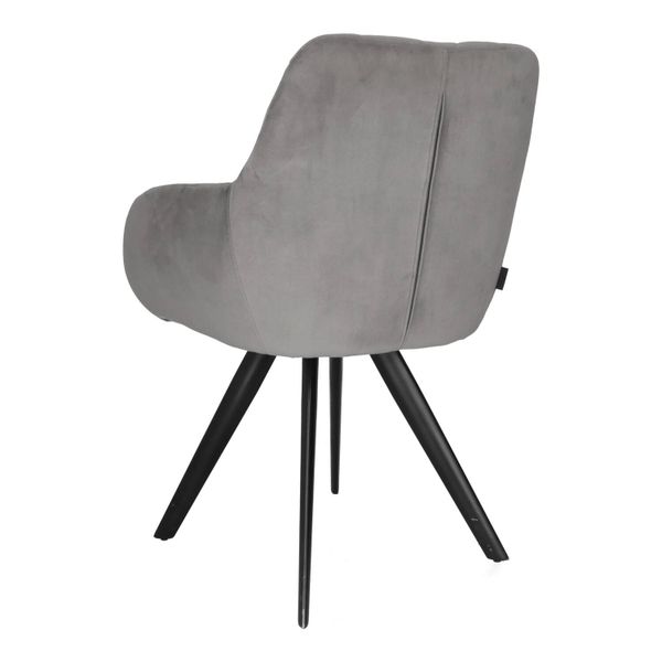 DL PICASSO Szürke elegáns Kárpitos beltéri szék