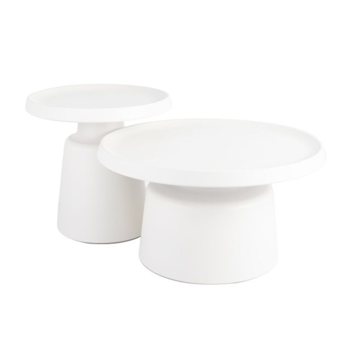 SI JORGOS SZETT Fehér design Dohányzóasztal