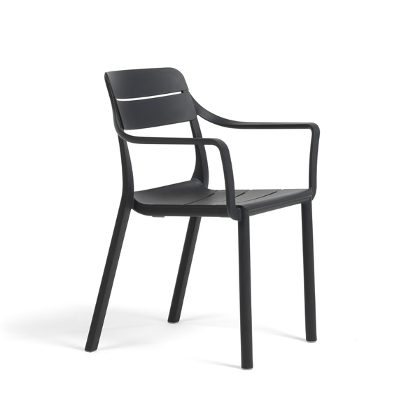 NARDI CASSIA ARMCHAIR Antracit design Műanyag kültéri szék