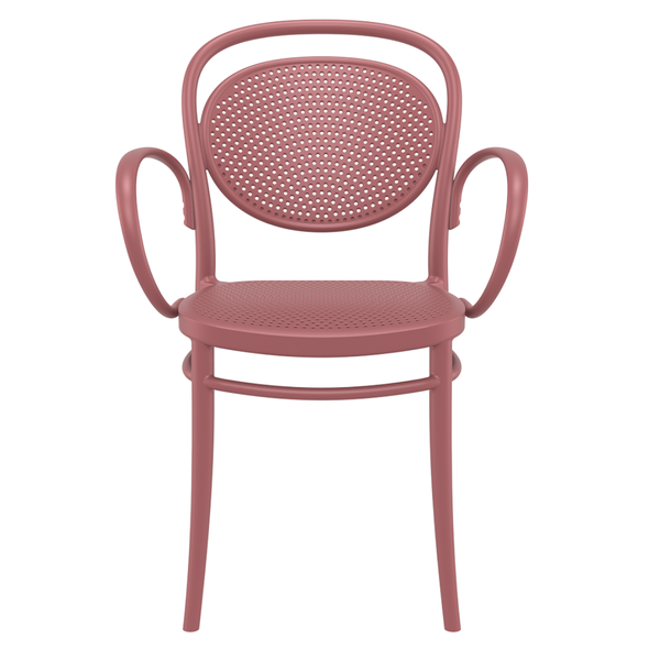 ST MARCEL XL Bordó design Műanyag kültéri szék