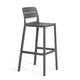 NARDI CASSIA STOOL Szürke design Műanyag kültéri bárszék